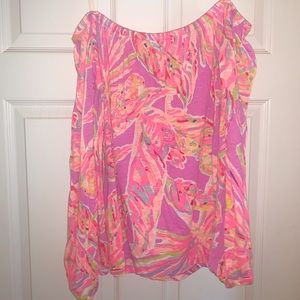Lily Pulitzer Off the Shoulder top